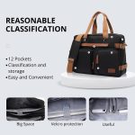 MOLNIA 3 in 1 Laptop Backpack, 17.3 inch Computer Bags for Men, Laptop Backpack for Men, for Travel Bussiness School Men Women, Black - Image 7